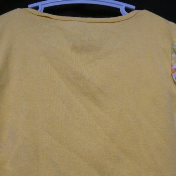 GYMBOREE | size 5 | Yellow Sleeveless Top with Floral Design - Picture 10 of 14